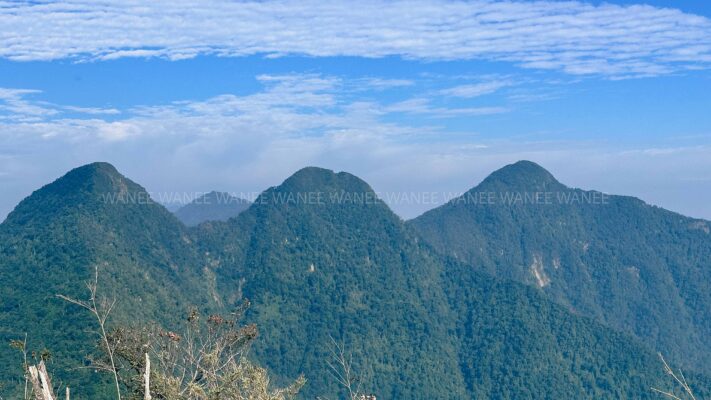 Destination_guide - Tam Dao National Park mountainous landscape scenery. Tam dao birding guide